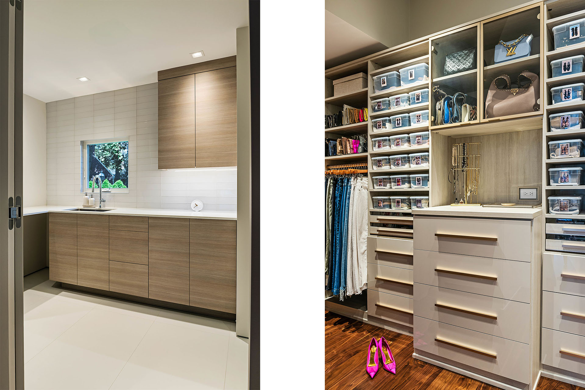 Laundry Room + Master closet